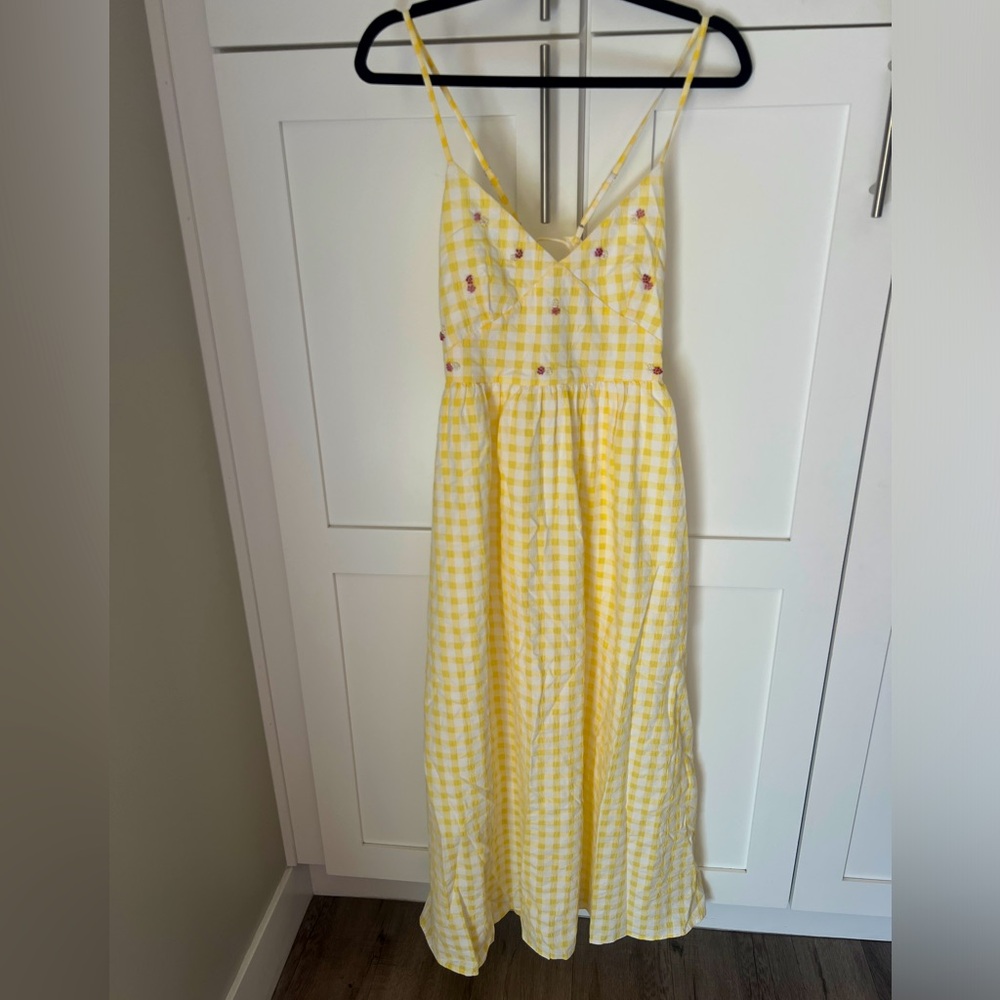 Zara yellow maxi